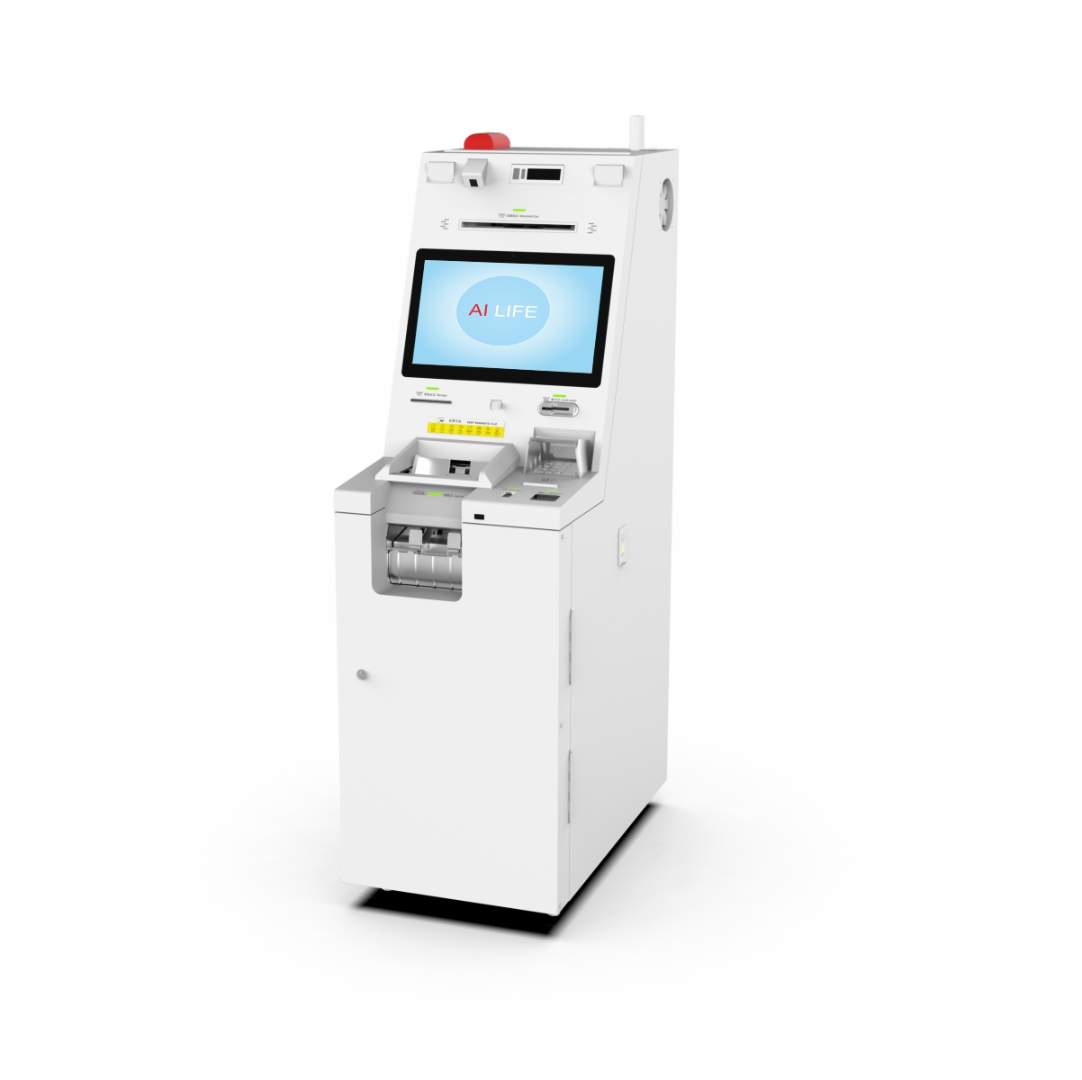 The D17 series cash deposit machines are equipped with high-speed cash processing modules and large-capacity cash 
bags, enabling high-speed bulk deposits and providing users with efficient and secure cash deposit solutions. They enhance the security of